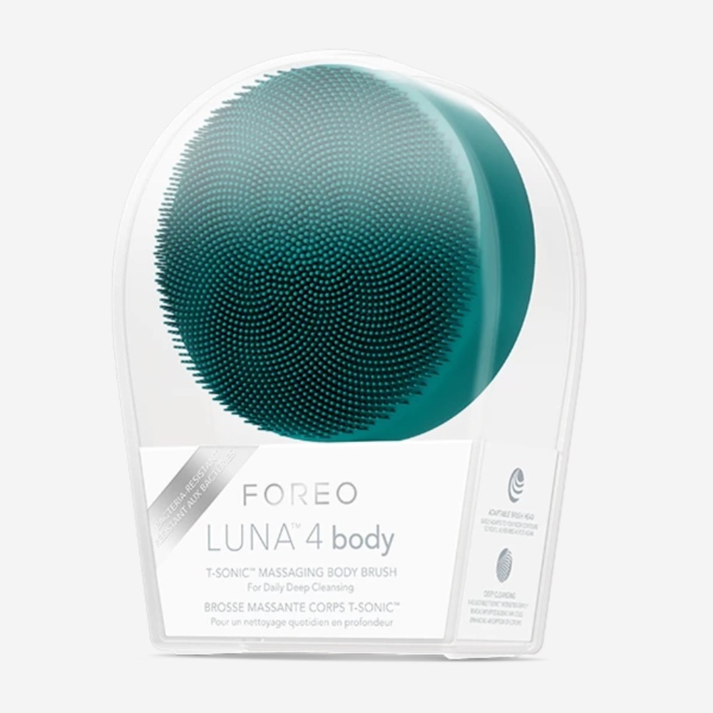 NEW Luna 4 Body Massaging Body Brush Evergreen